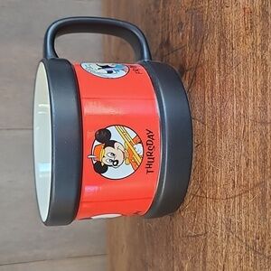 Disney Store Mickey Mouse Club Days of The Week Coffee Mug Tea Cup Collectible